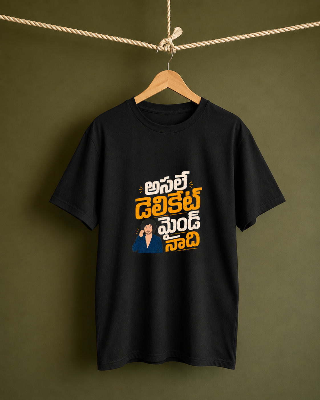 Asale Delicate Mind Naadi Funny Tshirt