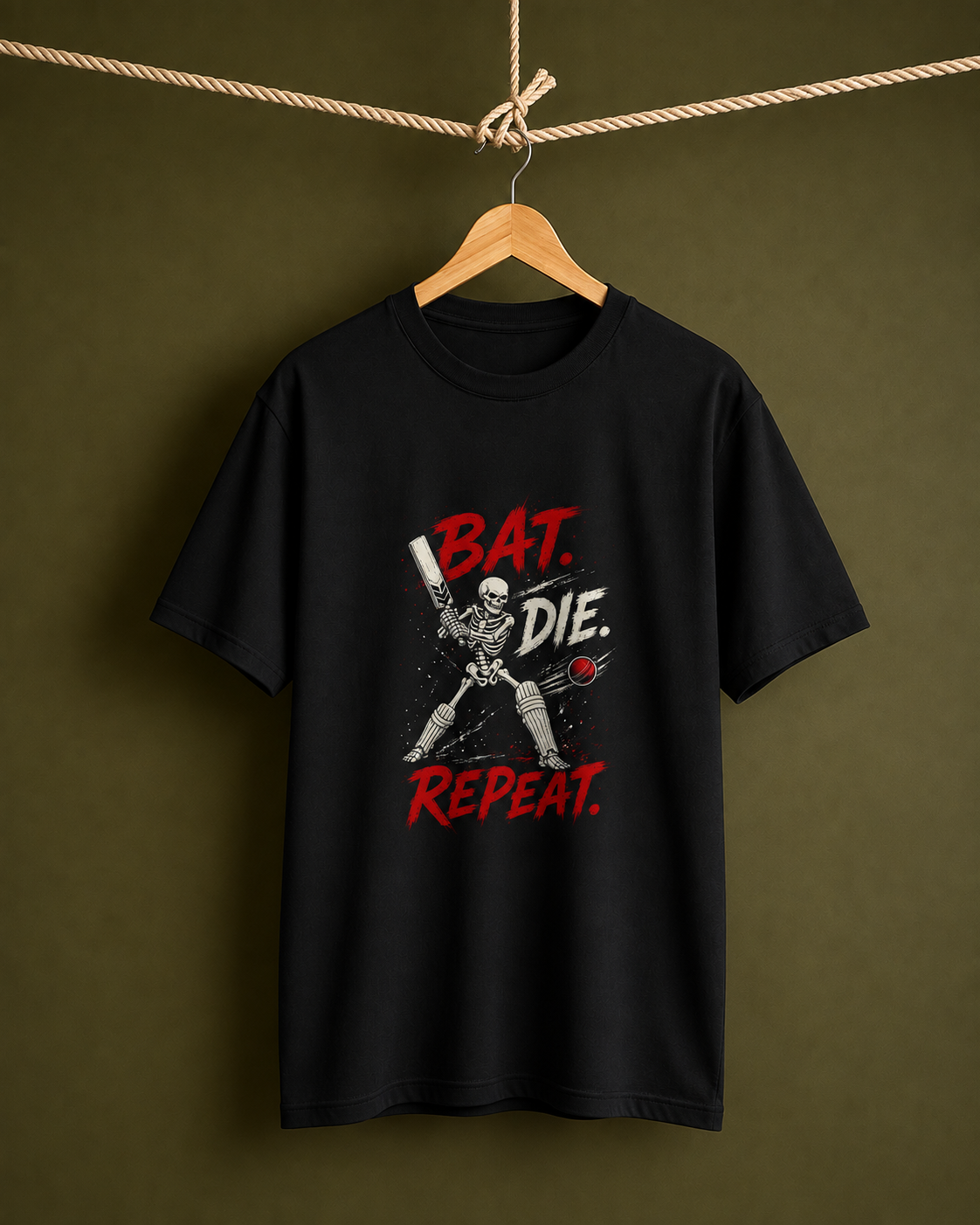 BAT, DIE, REPEAT - Exclusively For Cricketers