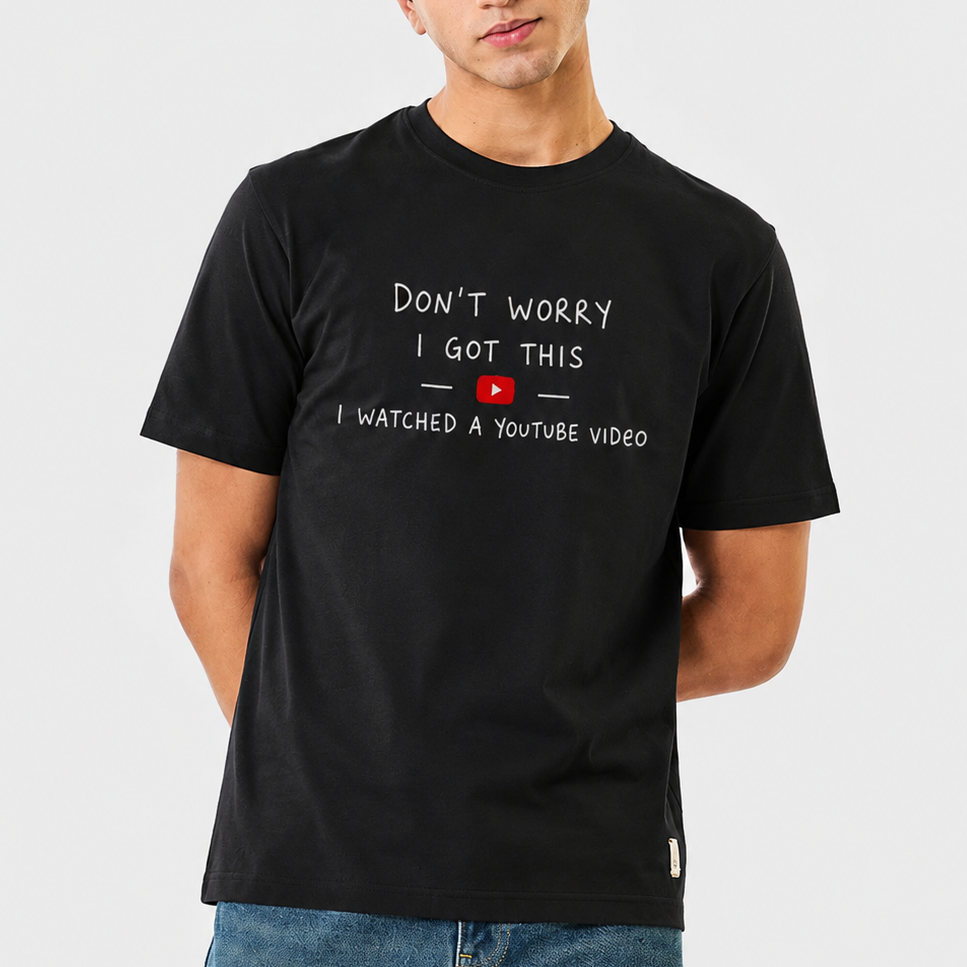 CERTIFIED YOUTUBE EXPERT CREW T-SHIRT