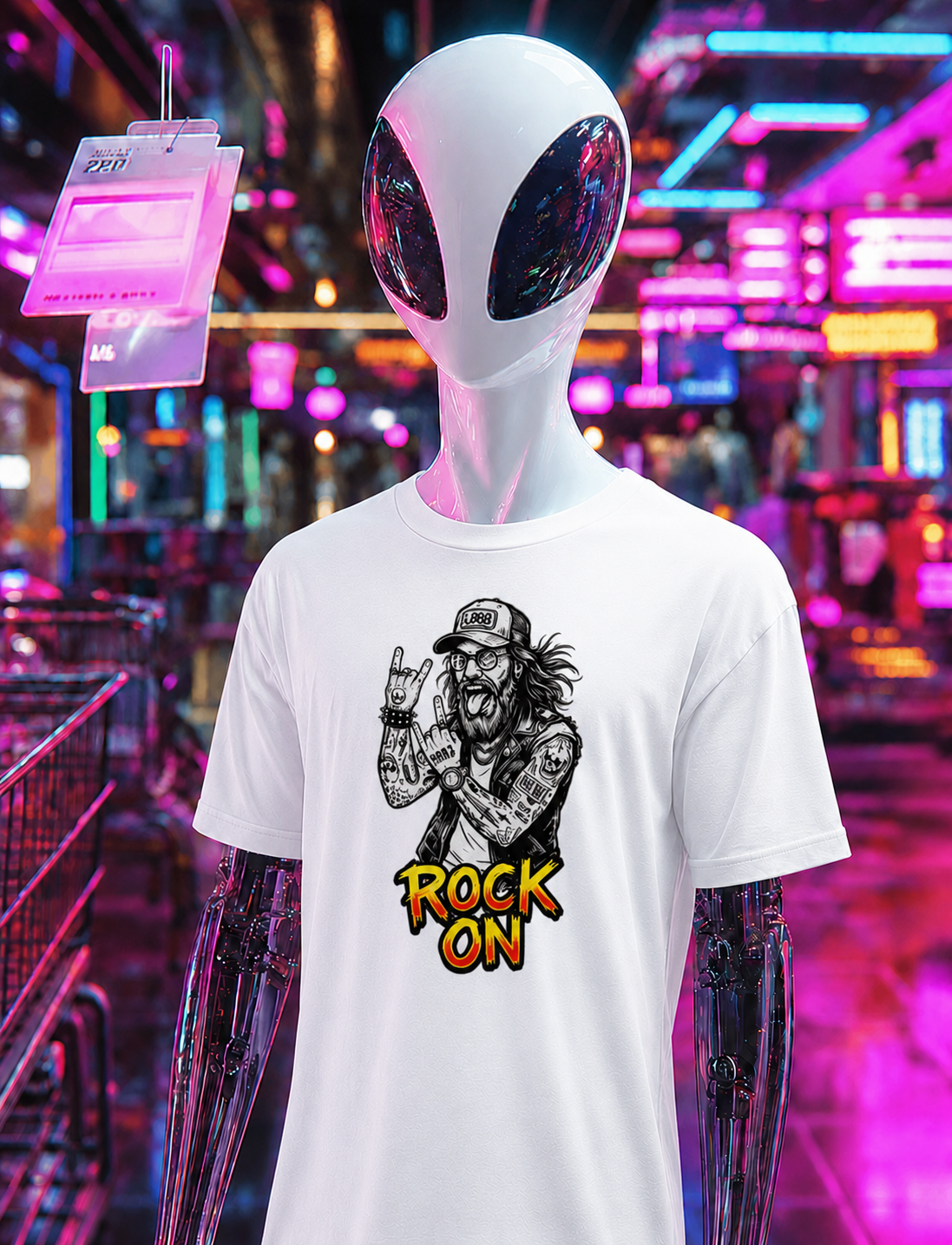 BORN TO ROCK CREW TSHIRT