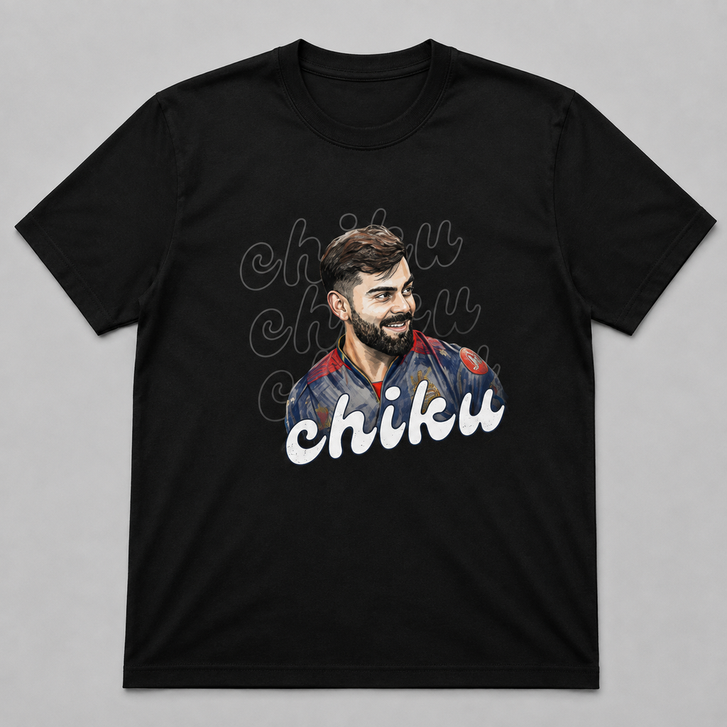 Chiku Unisex Tshirt for Kohli Fans