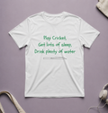 Play Cricket, Get Lots of Sleep Unisex Tee