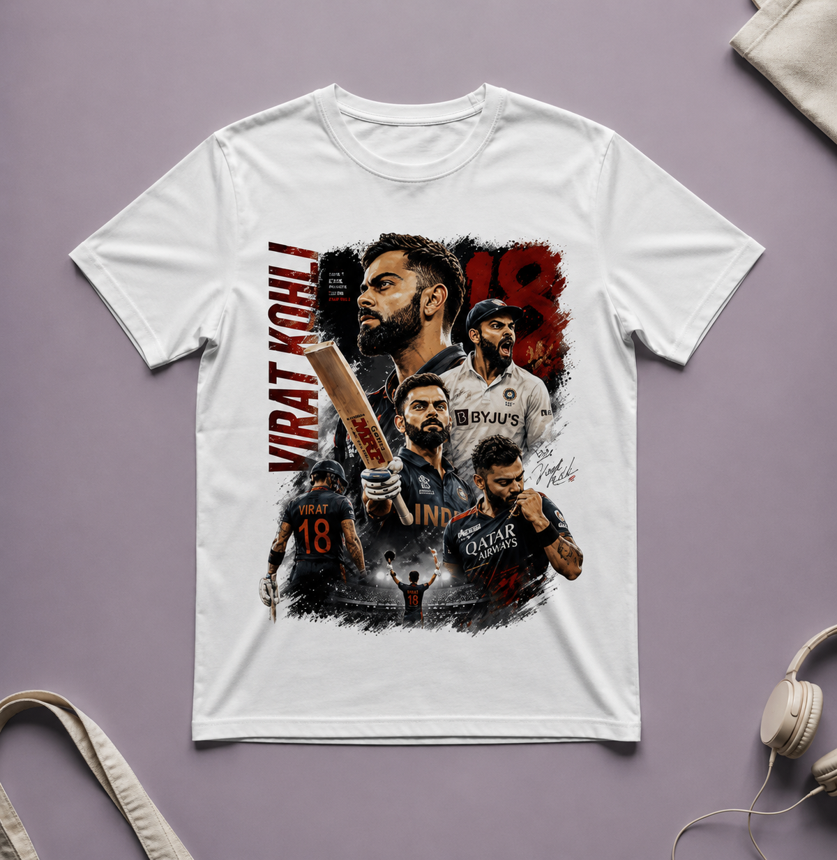 KING KOHLI TSHIRT UNISEX
