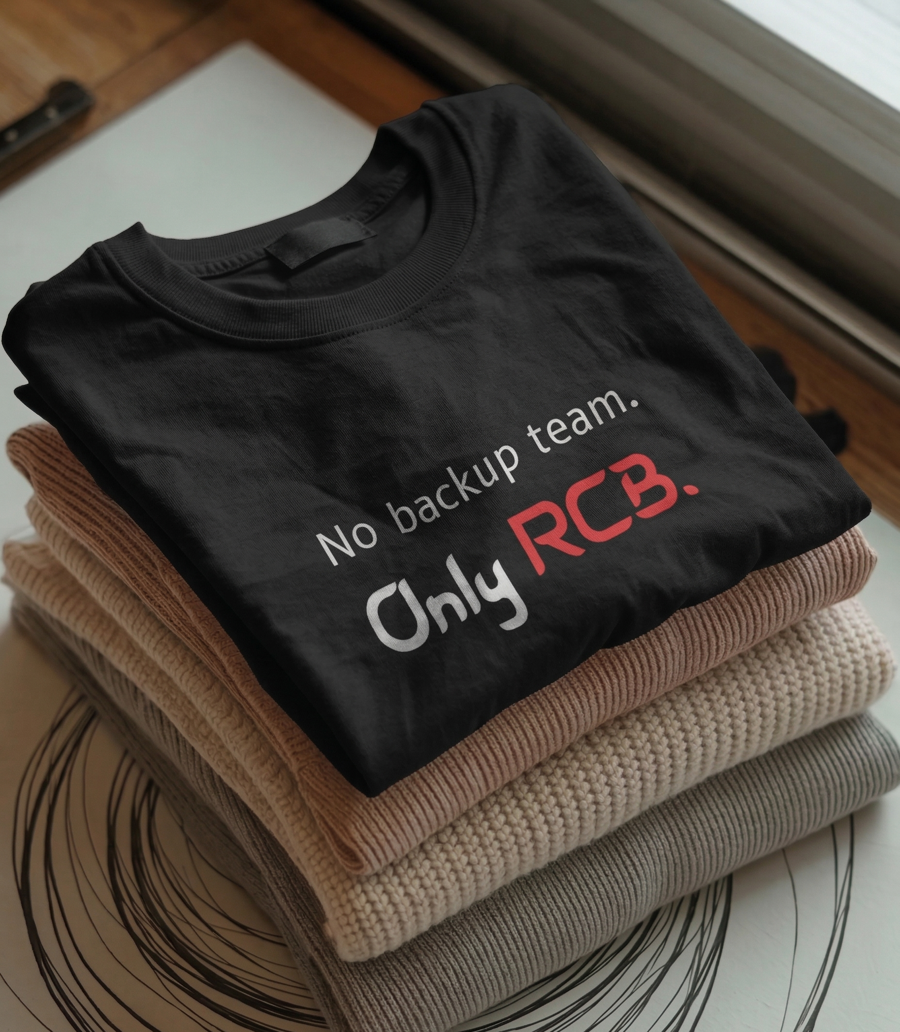 No Backup Team Only RCB Unisex Tshirt