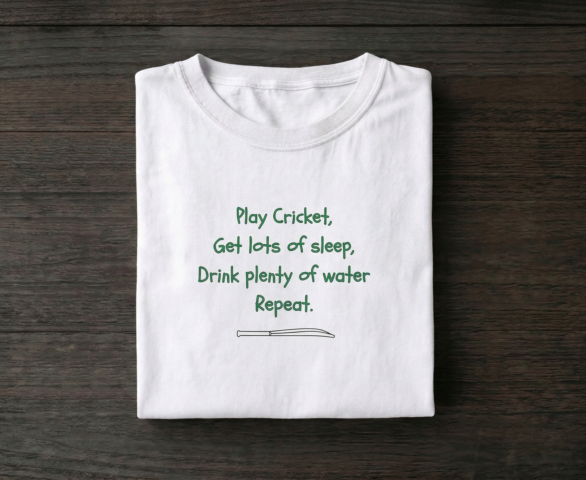 Play Cricket, Get Lots of Sleep Unisex Tee