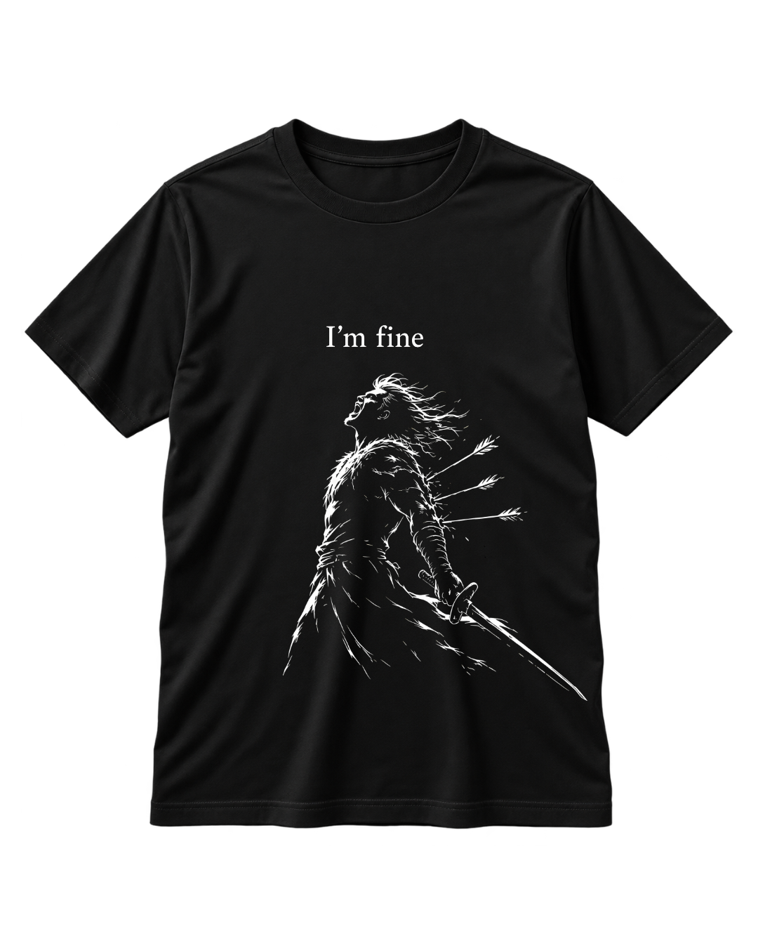 I'm Fine! Warrior Tshirt