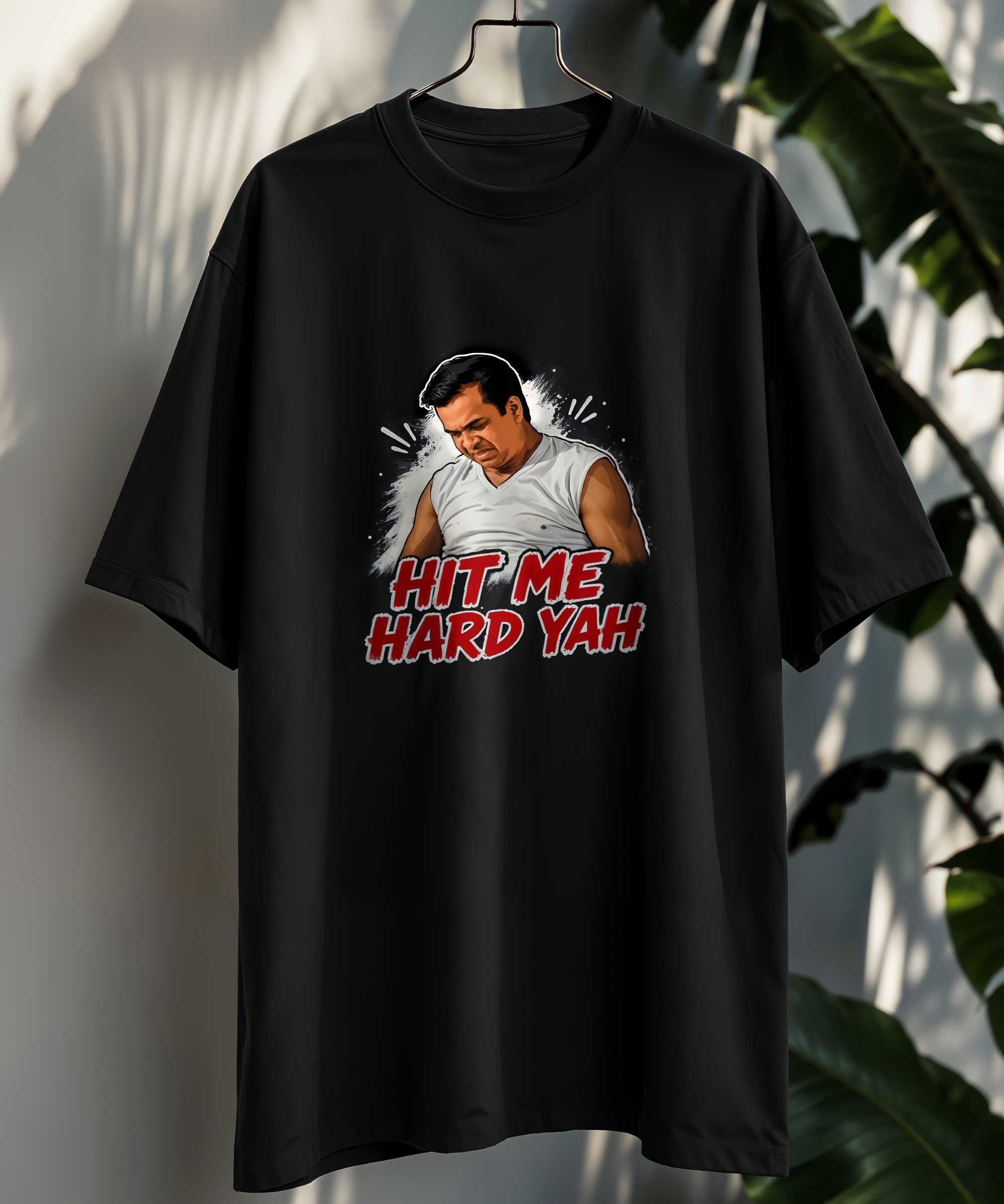 Hit Me Hard Yah Brahmi T-Shirt