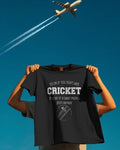 Smart People Love Cricket T-Shirt Black